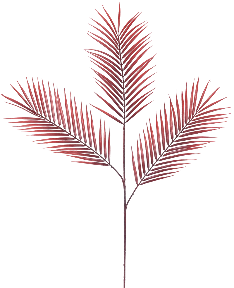 Künstlicher Farn 100 cm rot
