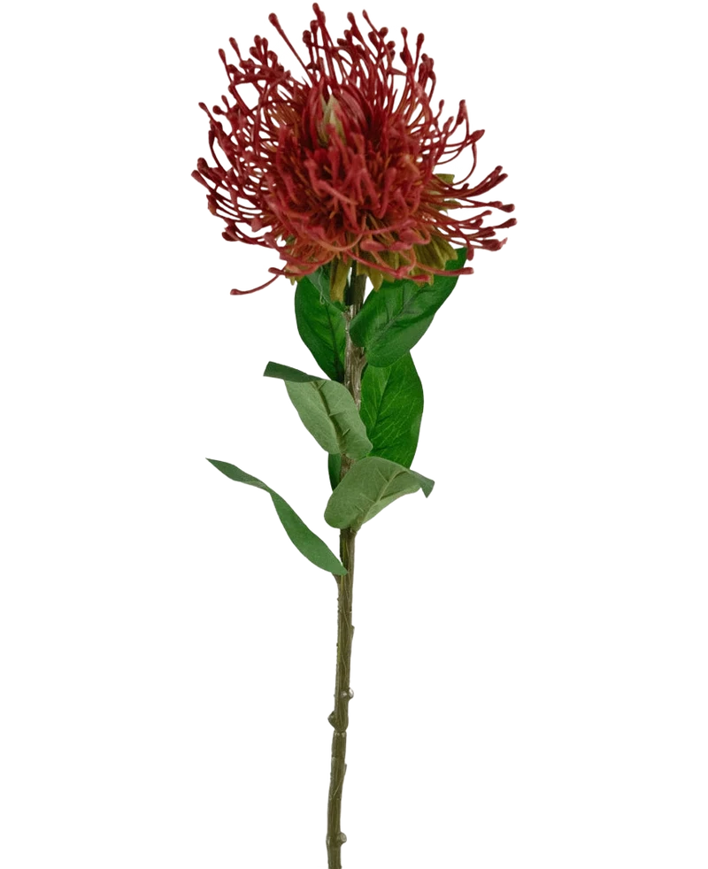 Künstliche Blume Protea 73 cm rot