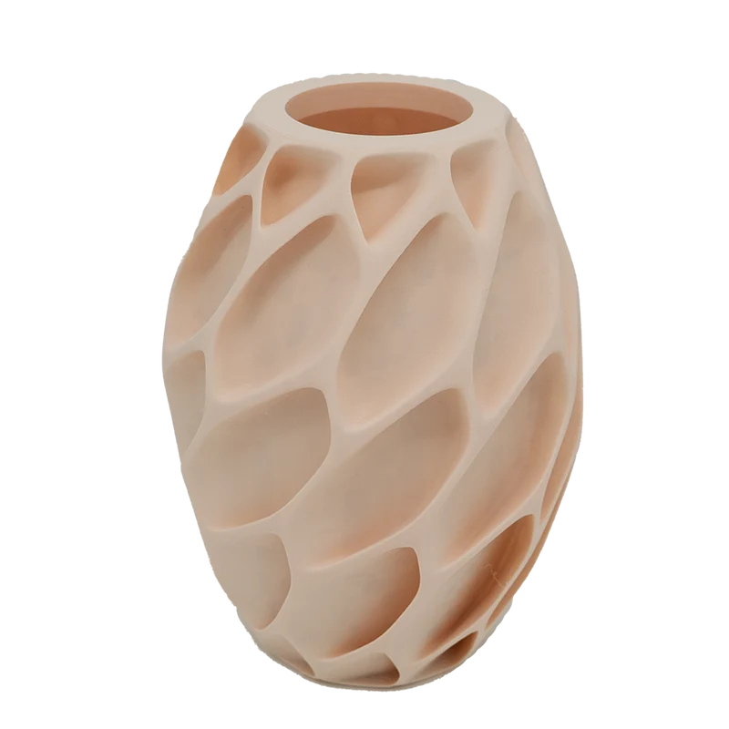 Oruna 3D-Vase – 3D-gedruckte Vase – nachhaltiges PLA – geeignet für künstliche Blumen