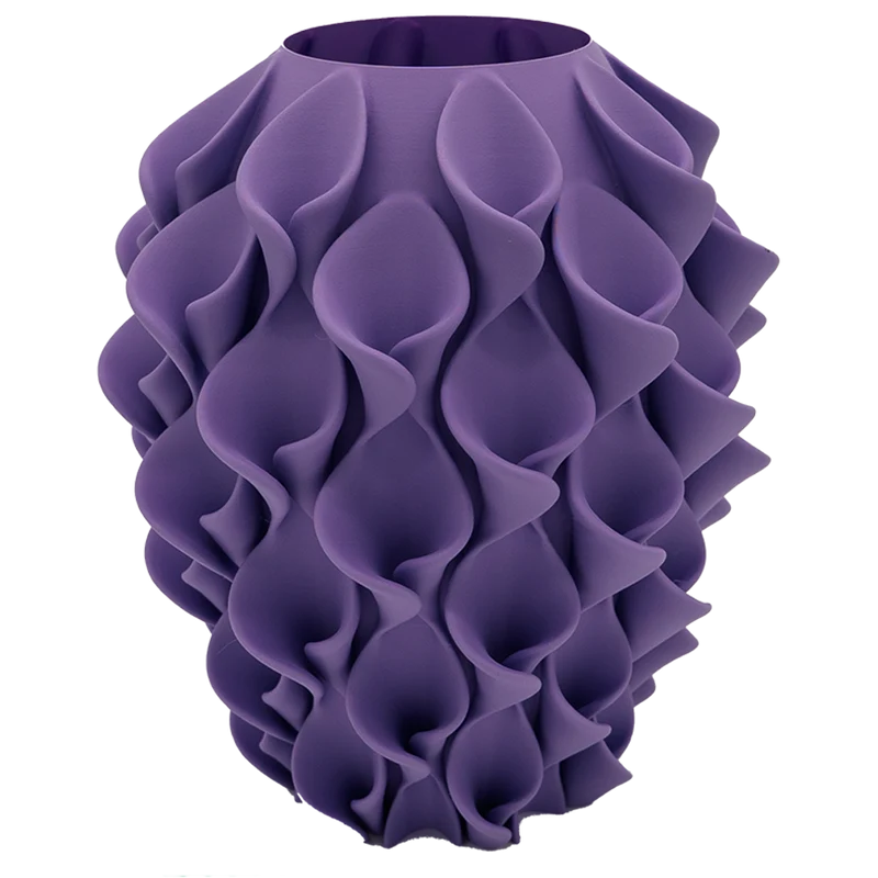 Bluma 3D-Vase – 3D-gedruckte Vase – nachhaltiges PLA – geeignet für künstliche Blumen