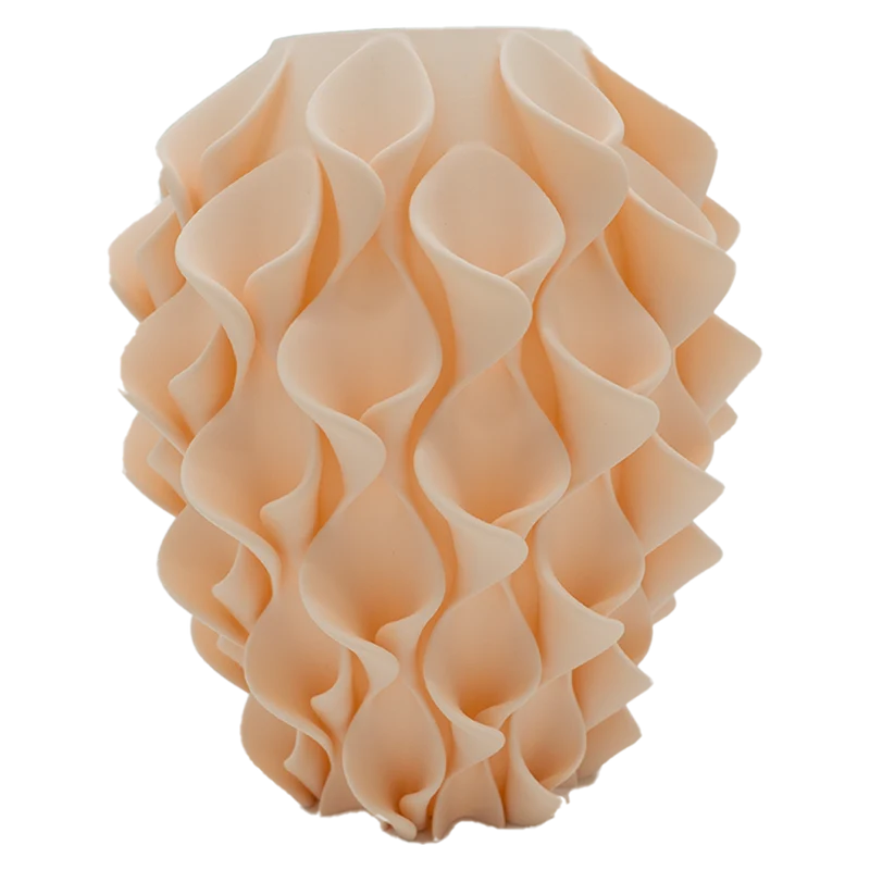 Bluma 3D-Vase – 3D-gedruckte Vase – nachhaltiges PLA – geeignet für künstliche Blumen