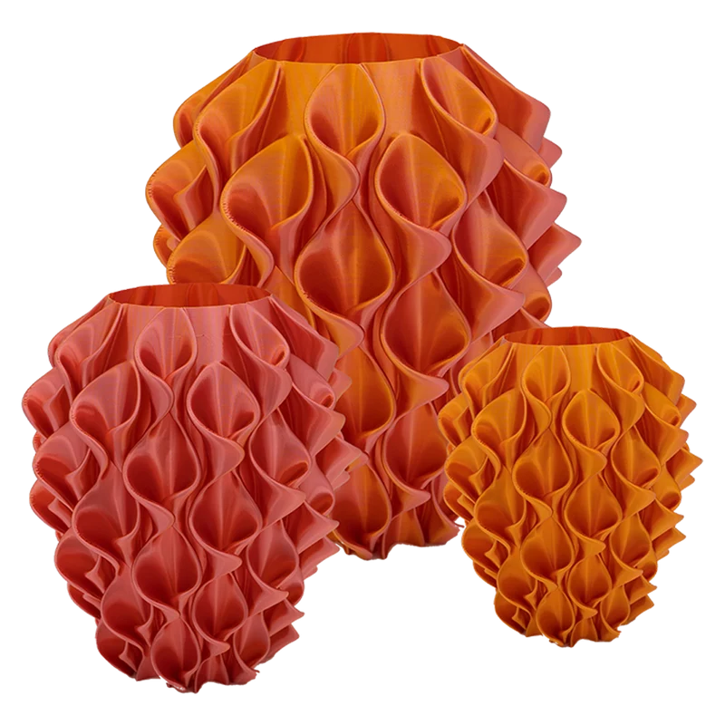 Bluma 3D-Vase – 3D-gedruckte Vase – nachhaltiges PLA – geeignet für künstliche Blumen