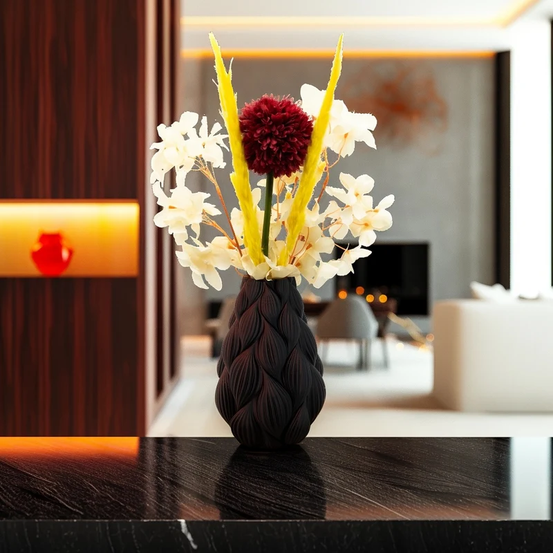 Lamina 3D-Vase – 3D-gedruckte Vase – langlebiges PLA – geeignet für künstliche Blumen