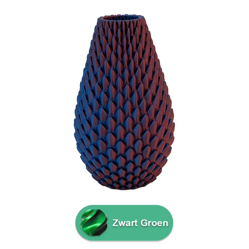 Myraka 3D-Vase – 3D-gedruckte Vase – nachhaltiges PLA – geeignet für künstliche Blumen