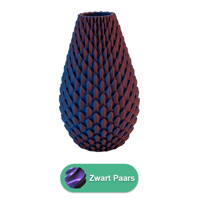 Myraka 3D-Vase – 3D-gedruckte Vase – nachhaltiges PLA – geeignet für künstliche Blumen