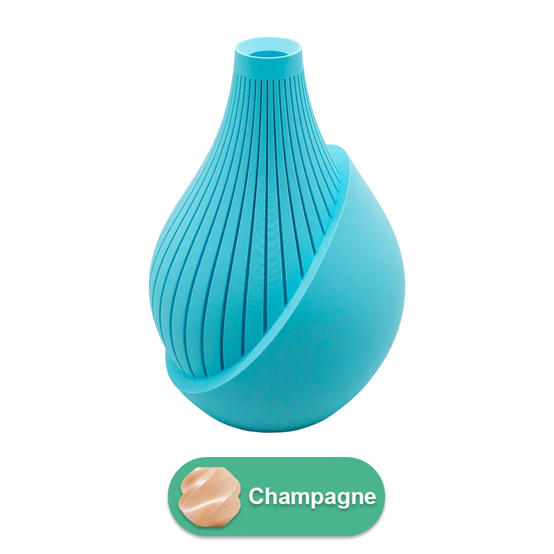 Elodie 3D-Vase – 3D-gedruckte Vase – nachhaltiges PLA – geeignet für künstliche Blumen