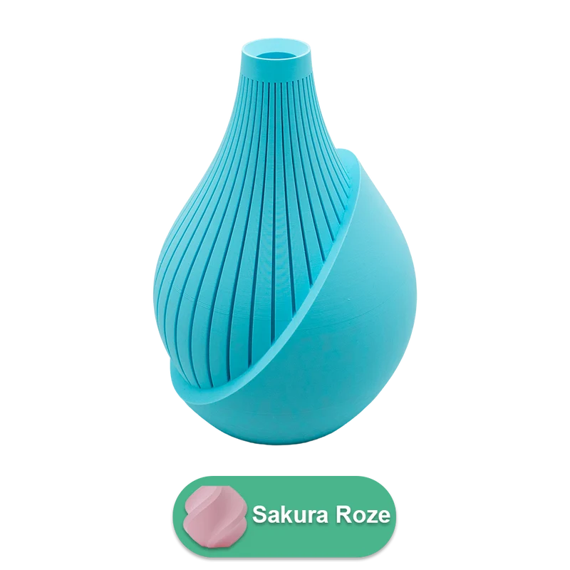 Elodie 3D-Vase – 3D-gedruckte Vase – nachhaltiges PLA – geeignet für künstliche Blumen