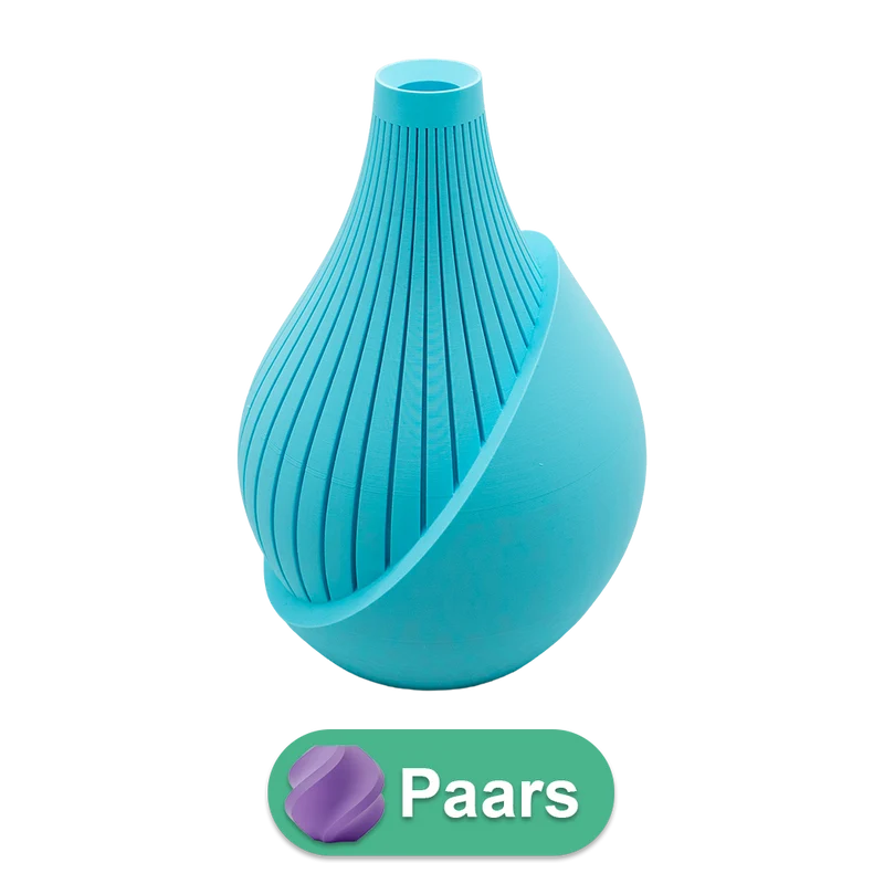 Elodie 3D-Vase – 3D-gedruckte Vase – nachhaltiges PLA – geeignet für künstliche Blumen