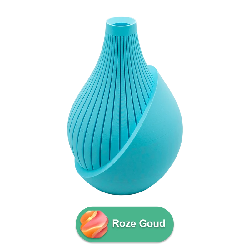 Elodie 3D-Vase – 3D-gedruckte Vase – nachhaltiges PLA – geeignet für künstliche Blumen
