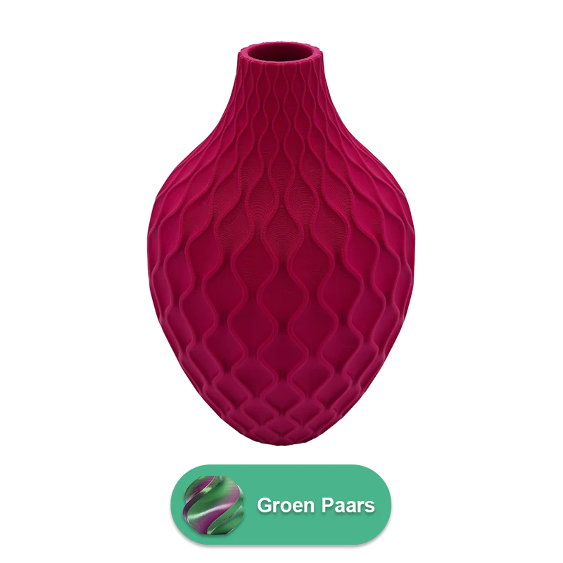 Ophira 3D-Vase – 3D-gedruckte Vase – nachhaltiges PLA – geeignet für künstliche Blumen