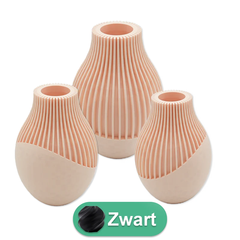 Ayra 3D-Vase – 3D-gedruckte Vase – nachhaltiges PLA – geeignet für künstliche Blumen