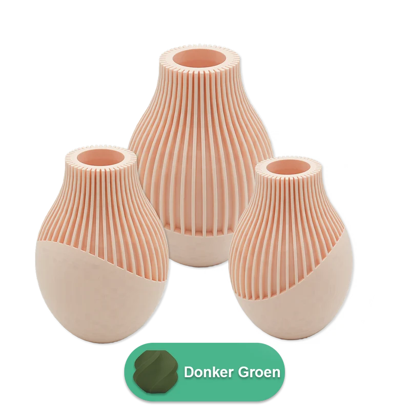 Ayra 3D-Vase – 3D-gedruckte Vase – nachhaltiges PLA – geeignet für künstliche Blumen