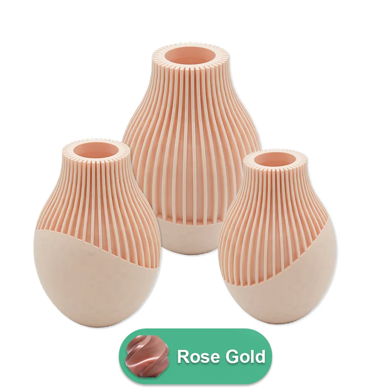 Ayra 3D-Vase – 3D-gedruckte Vase – nachhaltiges PLA – geeignet für künstliche Blumen