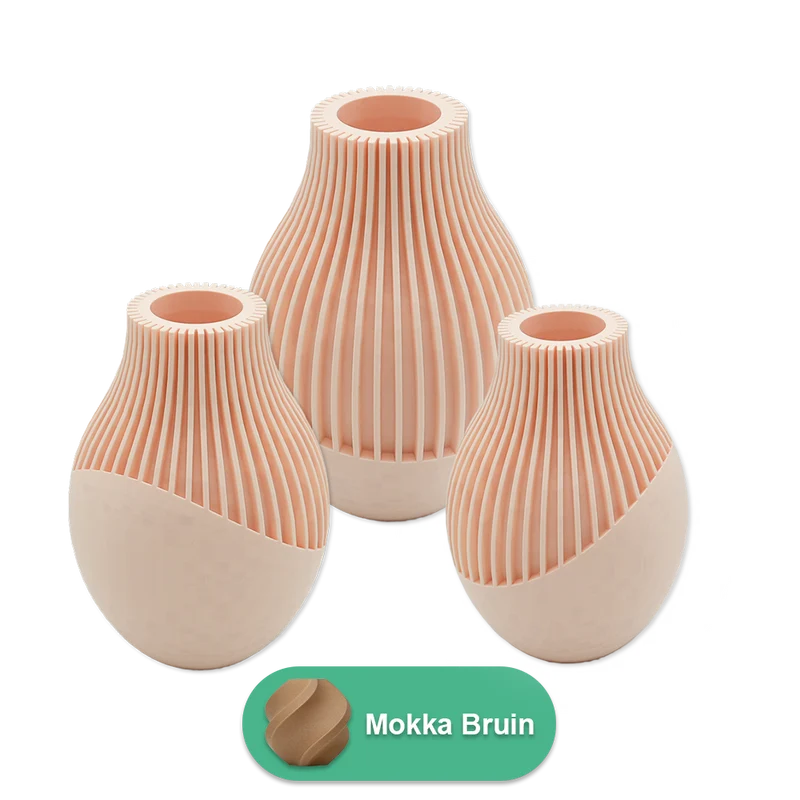 Ayra 3D-Vase – 3D-gedruckte Vase – nachhaltiges PLA – geeignet für künstliche Blumen