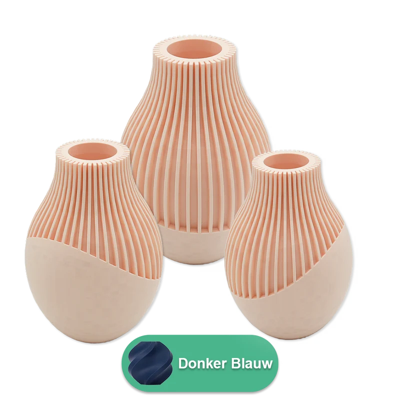 Ayra 3D-Vase – 3D-gedruckte Vase – nachhaltiges PLA – geeignet für künstliche Blumen