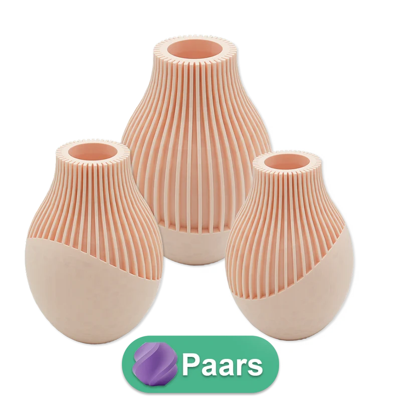 Ayra 3D-Vase – 3D-gedruckte Vase – nachhaltiges PLA – geeignet für künstliche Blumen