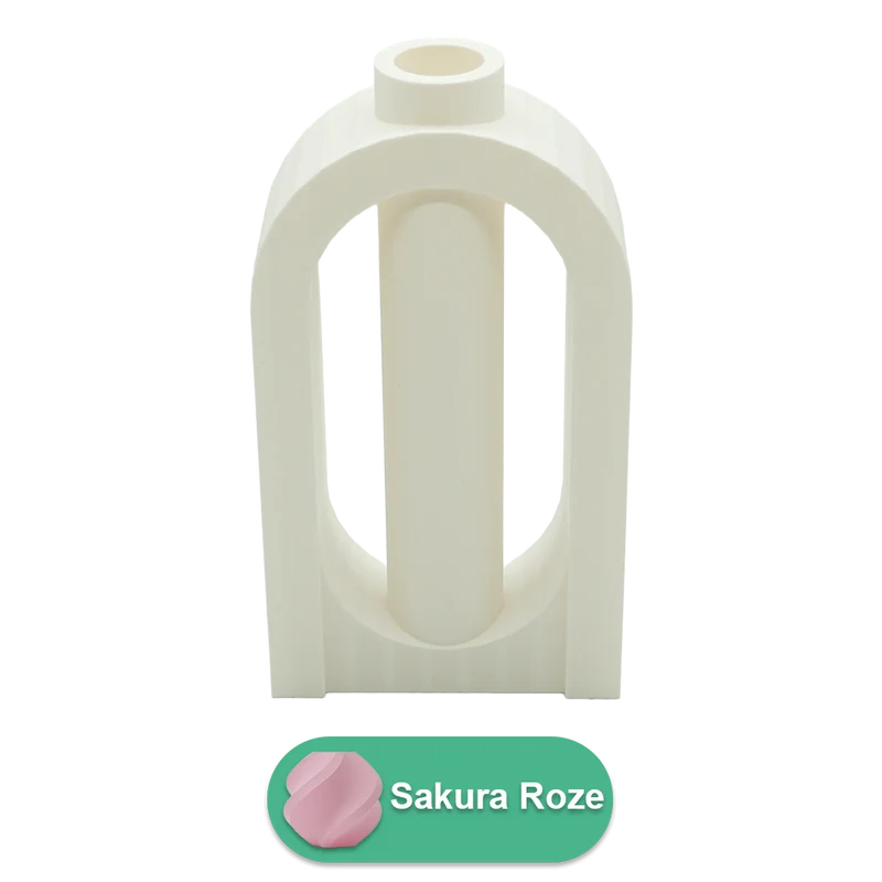 Amora 3D-Vase – 3D-gedruckte Vase – nachhaltiges PLA – geeignet für künstliche Blumen