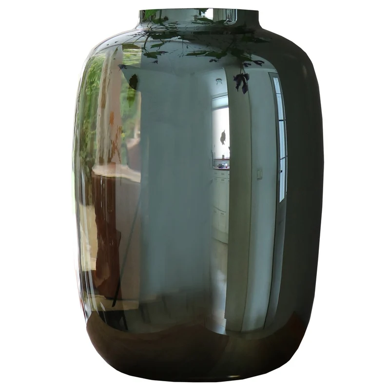 Vase Artic Glanzgrau