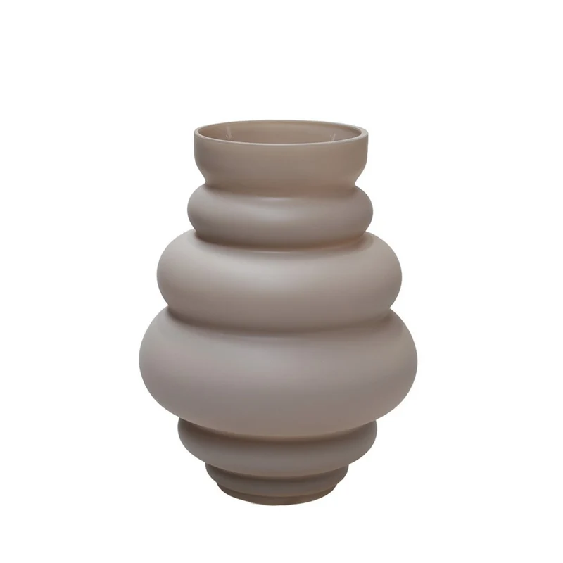 Vase Maputo mattes Elfenbein