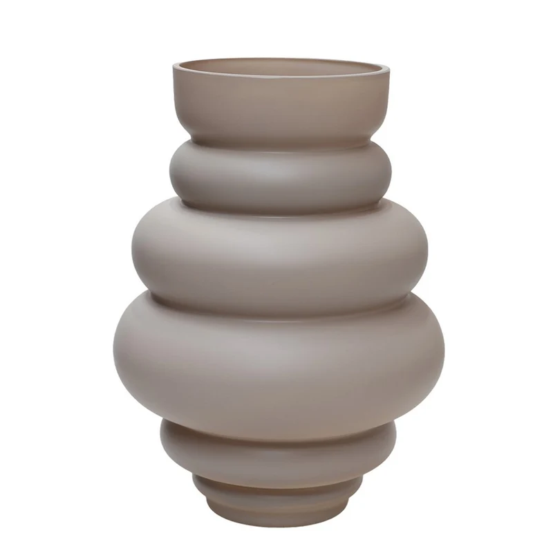 Vase Maputo mattes Elfenbein