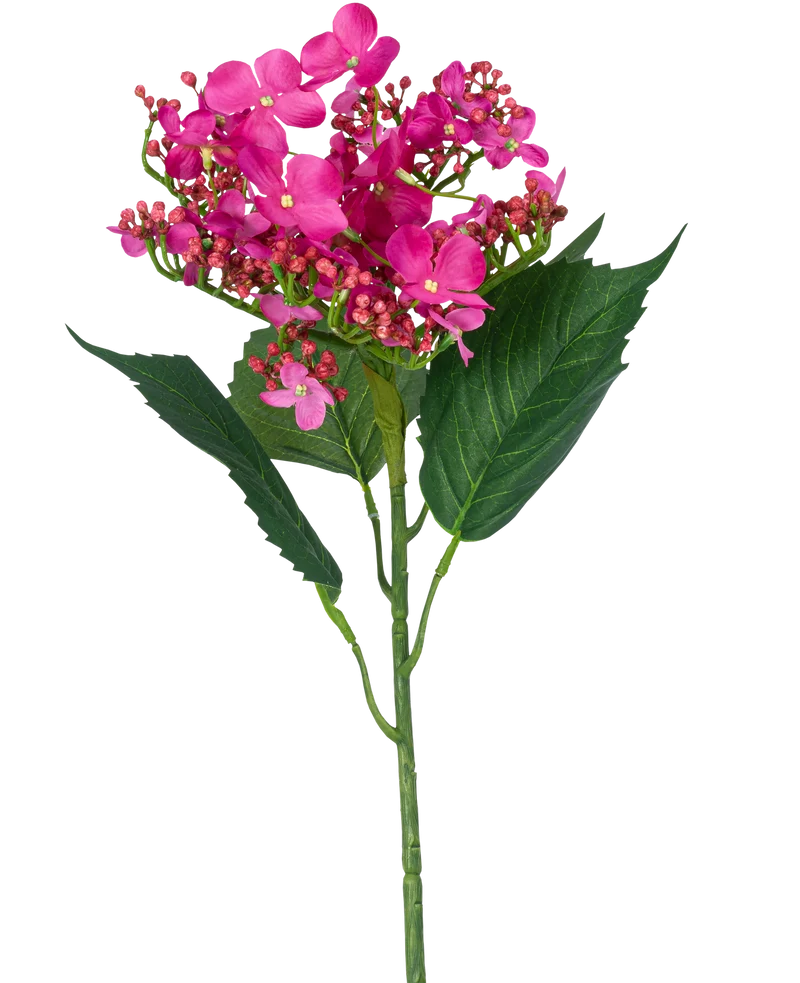 Künstliche Blume Schmetterlingshortensie 70 cm rosa
