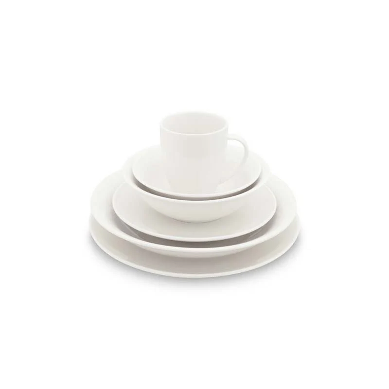 Set/36 Geschirr Rohweiß