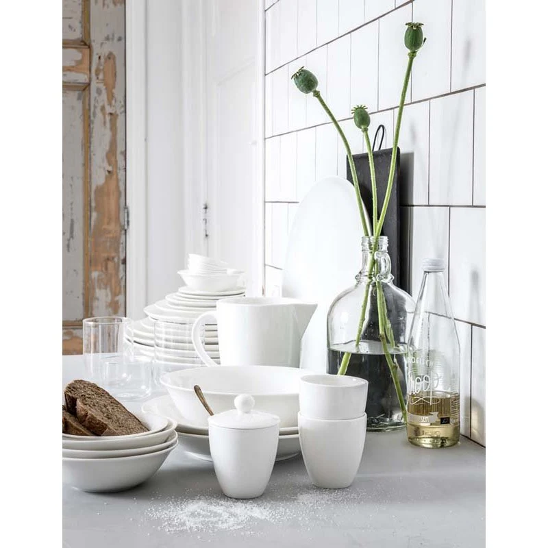 Set/36 Geschirr Rohweiß