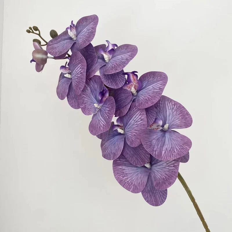 100cm künstliche Phalaenopsis Orchideen – Realistische Kunstorchidee für Blumenarrangements, Home Decor, Bürodekoration, Hochzeitszentren, DIY-Projekte