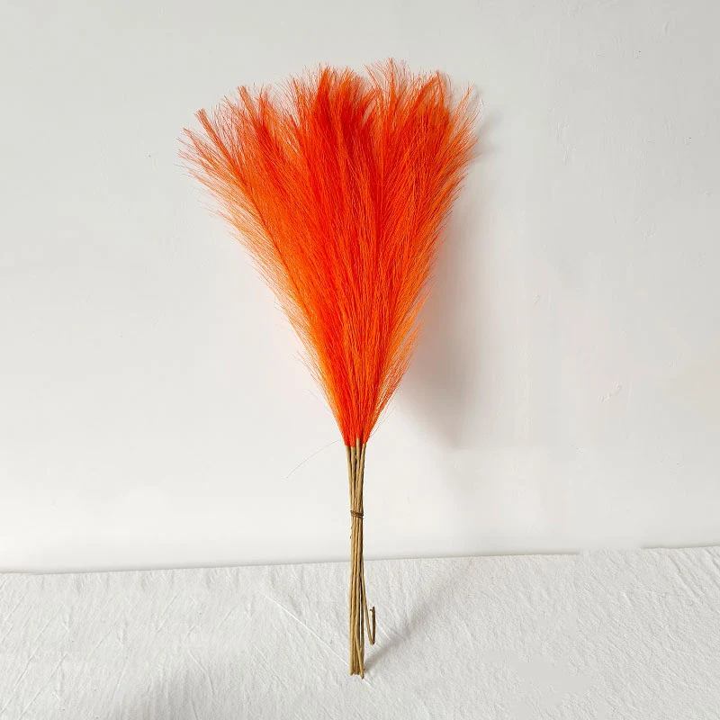 10 Stängel pro Bündel 55cm künstliches Pampasgras Schilf – Realistisches Kunstpflanzen für Arrangements, Home Decor, Wohnraumgestaltung & DIY-Dekoprojekte