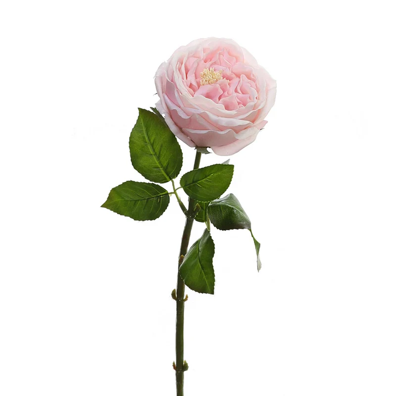 Künstliche Rosen mit Realistischem Griff & Feuchtem Finish - 44 cm Stiele mit Ästen, Blumen Dekoration, Wohnaccessoires, Dauerhafte Blumen Arrangement