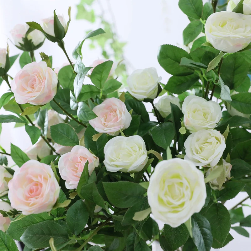 60cm Künstliche Rosenstiele mit Ästen- Zum Arrangieren, Wohnaccessoires, Home Decor, Blumen Dekoration