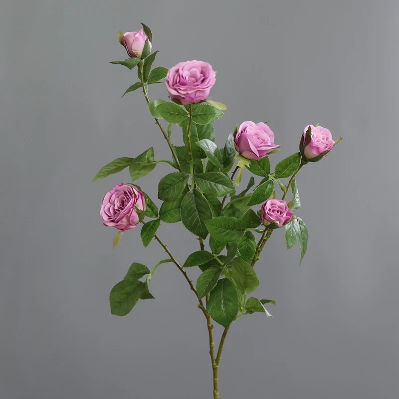60cm Künstliche Rosenstiele mit Ästen- Zum Arrangieren, Wohnaccessoires, Home Decor, Blumen Dekoration