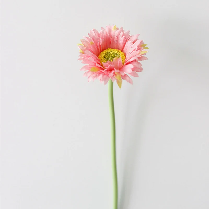 10 Stück 20cm Kunstblumen Afrikadaisy Stängel Gerbera Bouquet Frühling - Blumenarrangements für Tischdekoration