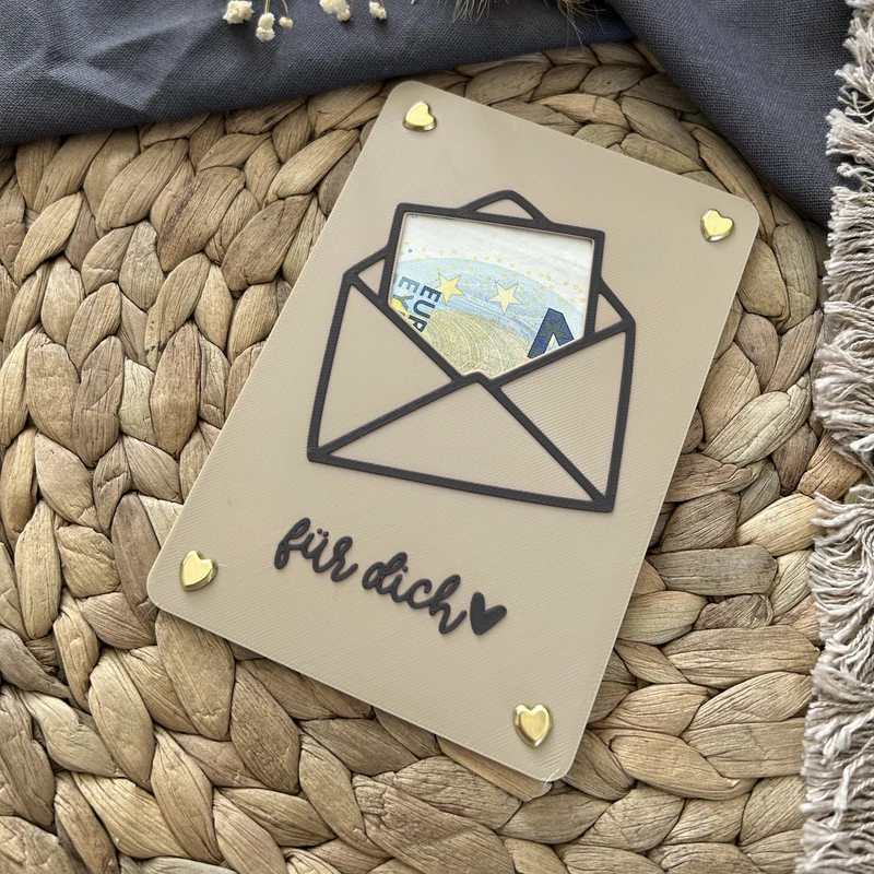 Geldgeschenkkarte mit Umschlag-Motiv – kreative Verpackung für Geldgeschenke