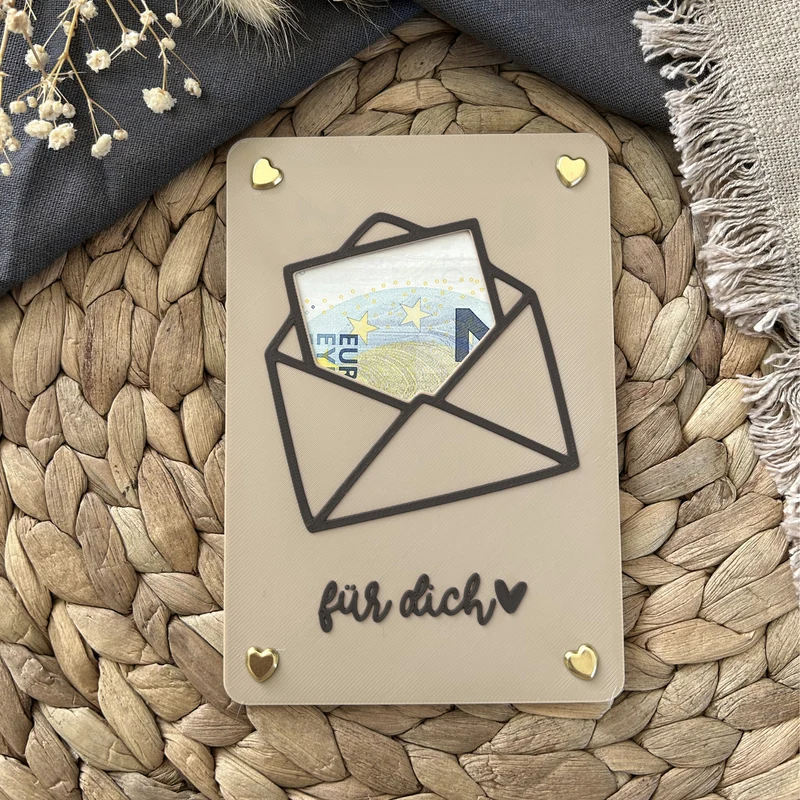 Geldgeschenkkarte mit Umschlag-Motiv – kreative Verpackung für Geldgeschenke