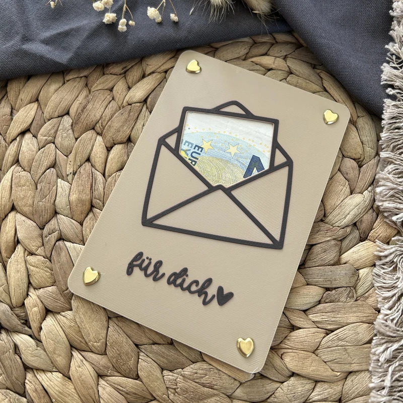 Geldgeschenkkarte mit Umschlag-Motiv – kreative Verpackung für Geldgeschenke