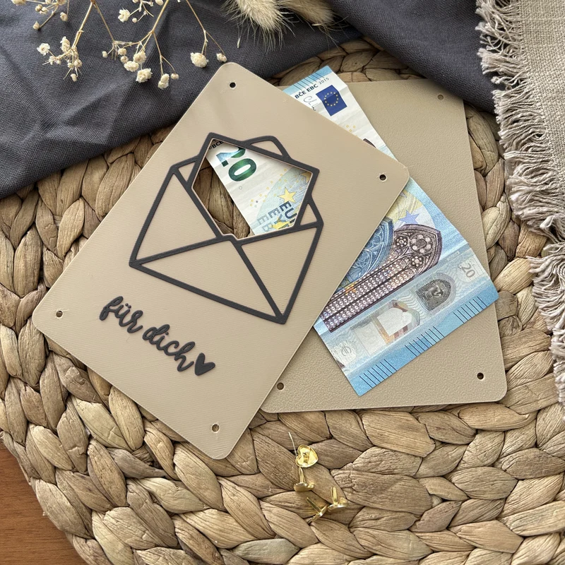 Geldgeschenkkarte mit Umschlag-Motiv – kreative Verpackung für Geldgeschenke
