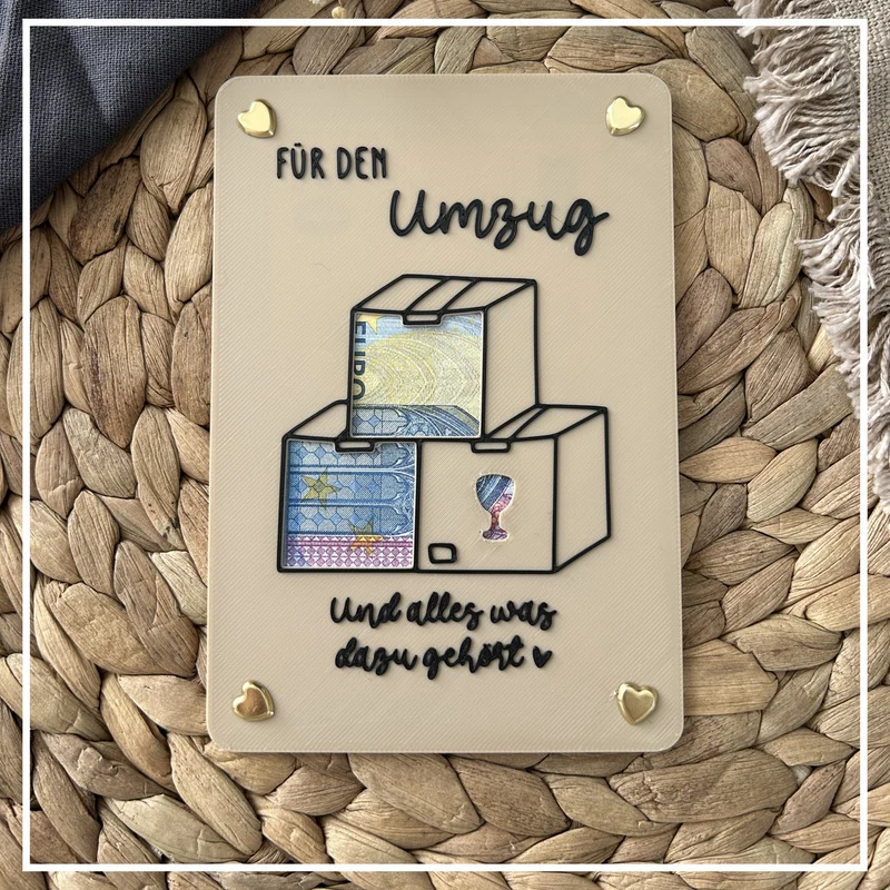 Geldgeschenkkarte zum Umzug – kreative Geschenkidee fürs neue Zuhause