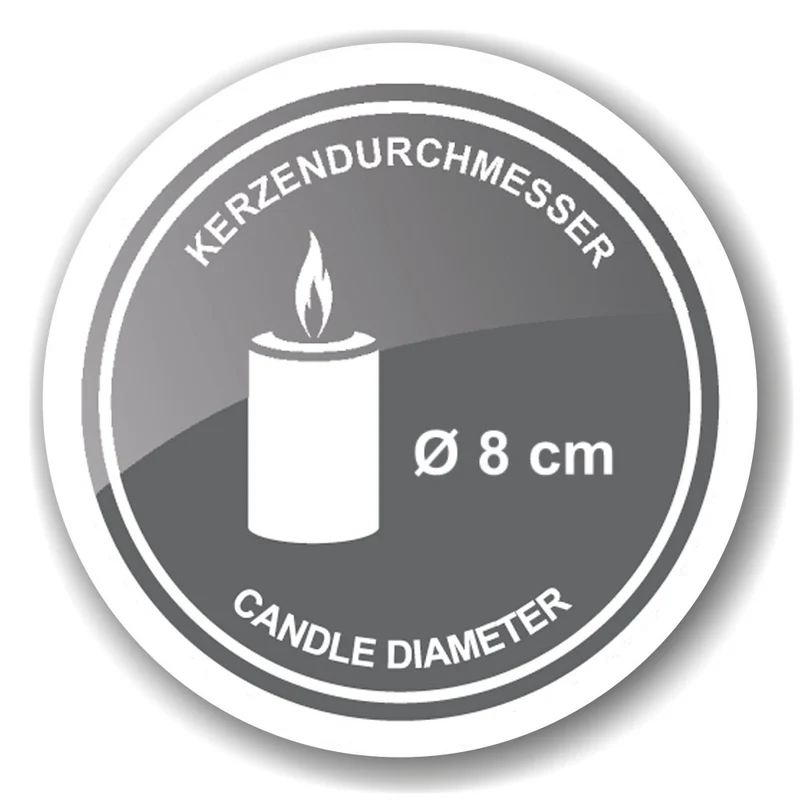 Kerzenständer Sanremo, 2er Set – edel versilbert und anlaufgeschützt