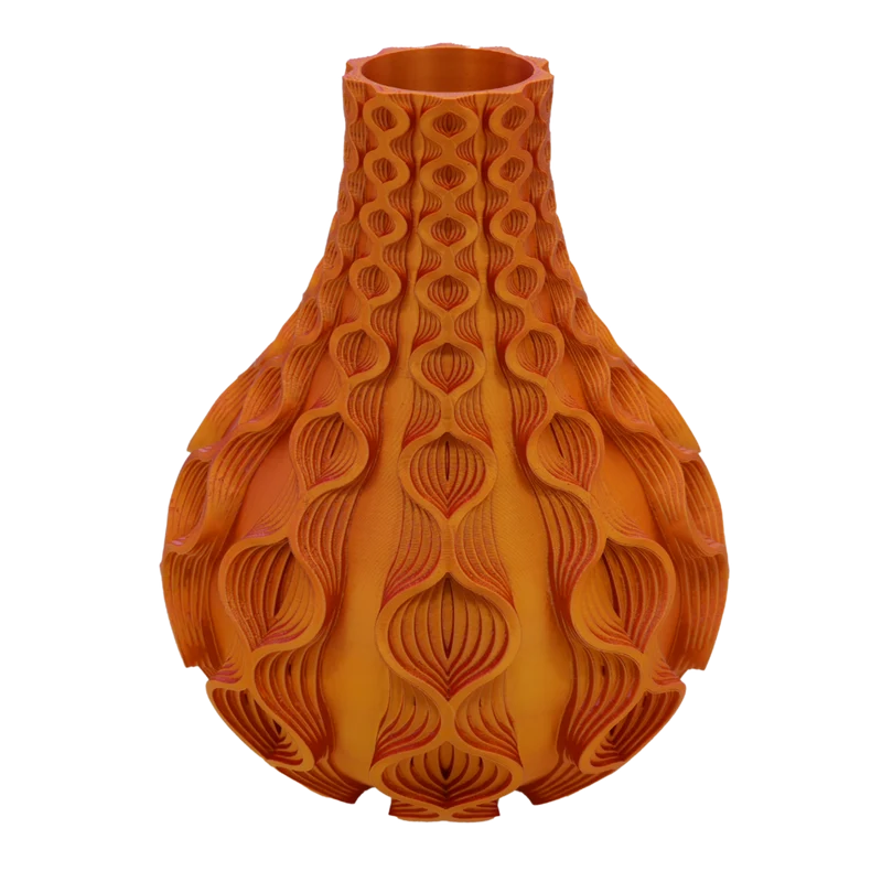 Korallen-3D-Vase – 3D-gedruckte Vase – nachhaltiges PLA – geeignet für künstliche Blumen