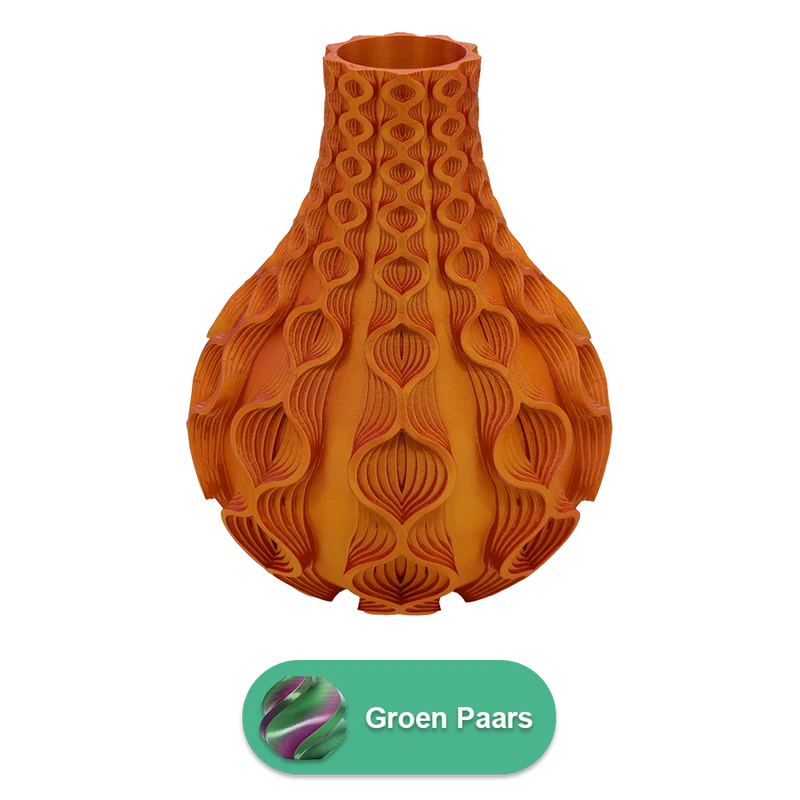 Korallen-3D-Vase – 3D-gedruckte Vase – nachhaltiges PLA – geeignet für künstliche Blumen