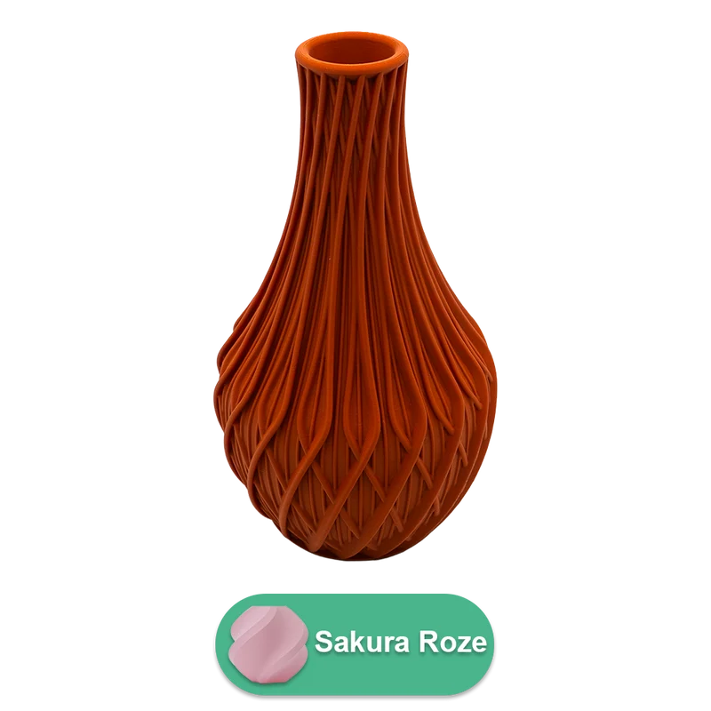 Miroa 3D-Vase – 3D-gedruckte Vase – nachhaltiges PLA – geeignet für künstliche Blumen
