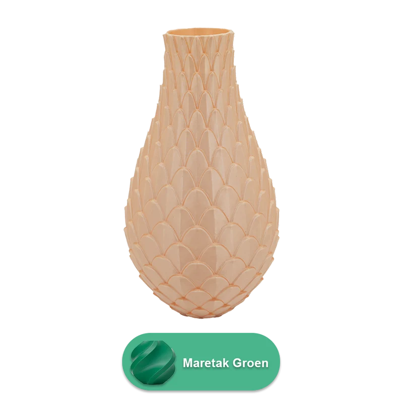 Sirena 3D-Vase – 3D-gedruckte Vase – nachhaltiges PLA – geeignet für künstliche Blumen