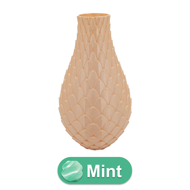 Sirena 3D-Vase – 3D-gedruckte Vase – nachhaltiges PLA – geeignet für künstliche Blumen