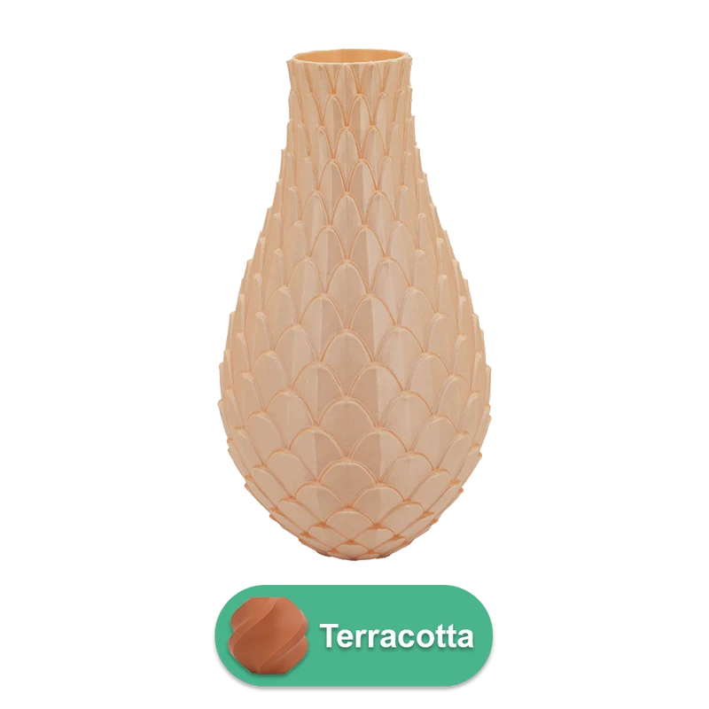 Sirena 3D-Vase – 3D-gedruckte Vase – nachhaltiges PLA – geeignet für künstliche Blumen