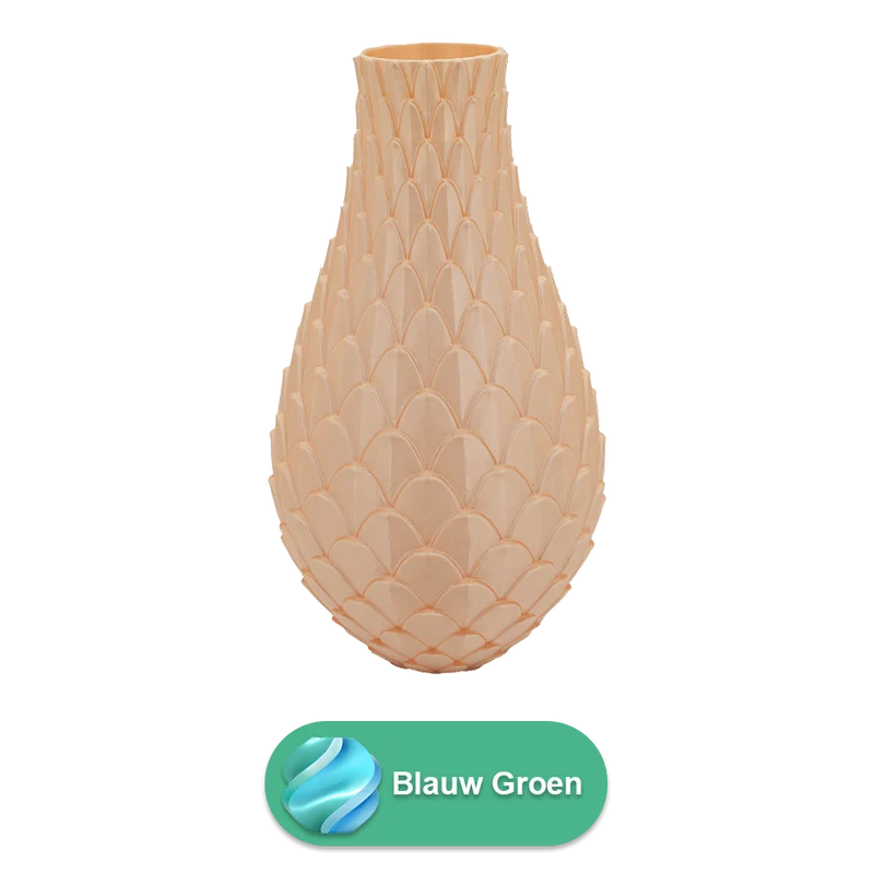 Sirena 3D-Vase – 3D-gedruckte Vase – nachhaltiges PLA – geeignet für künstliche Blumen