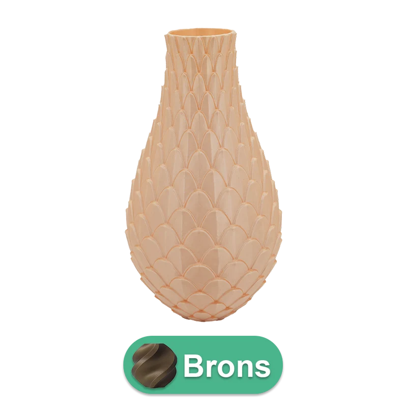 Sirena 3D-Vase – 3D-gedruckte Vase – nachhaltiges PLA – geeignet für künstliche Blumen