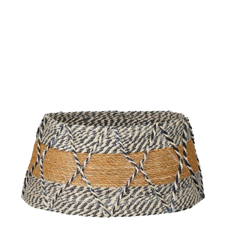 Weihnachtsbaumrock – H26 x Ø50 cm – Seegras – Blau