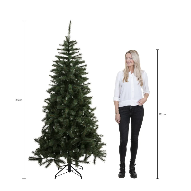 Toskanischer künstlicher Weihnachtsbaum – H215 x Ø135 cm – Grün