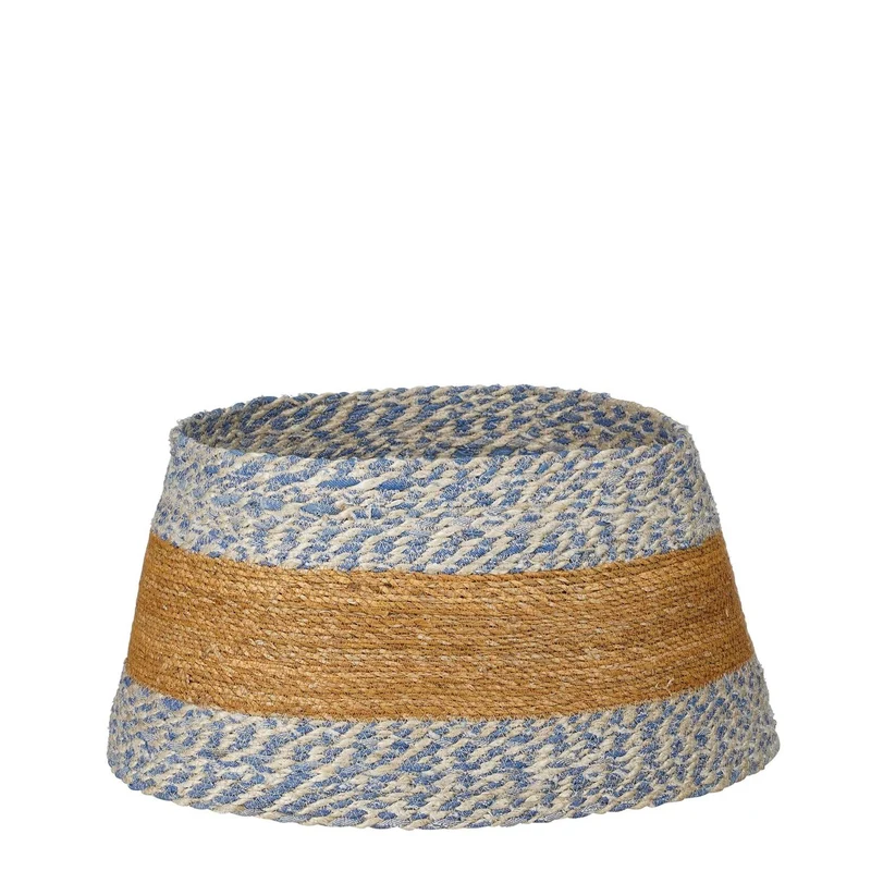 Weihnachtsbaumrock – H26 x Ø50 cm – Seegras – Blau